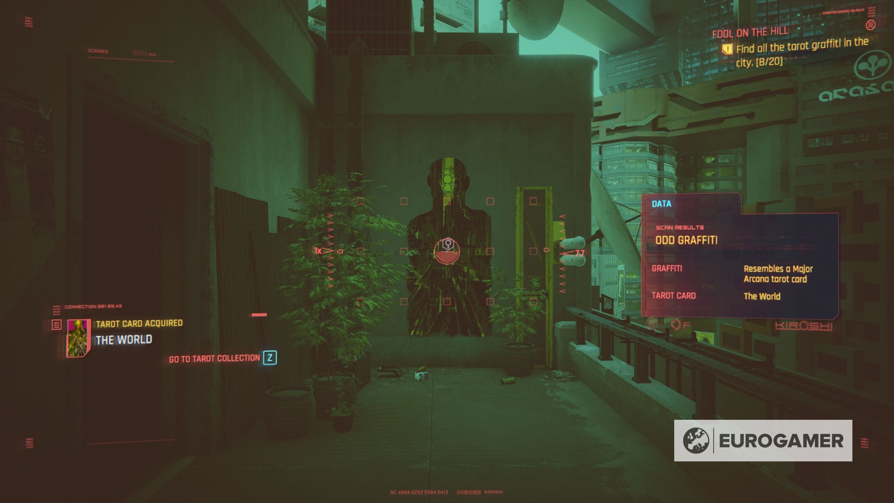 Cyberpunk 2077 Tarot Card locations for Fool on the Hill explained